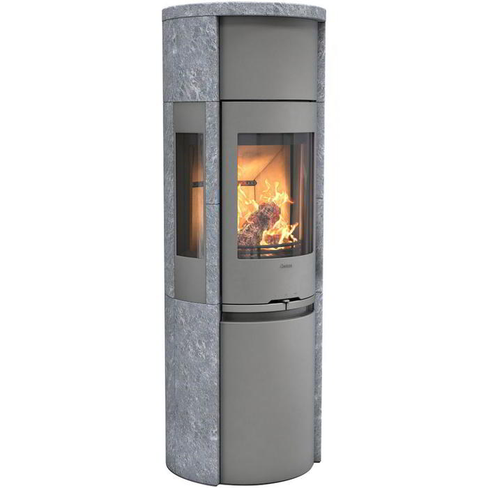 Contura 596T Style, талькомагнезит, черный или серый печь-камин