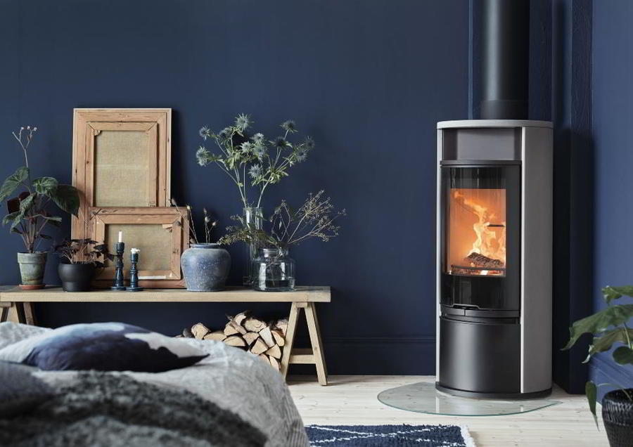 Contura 610AG:2 Style, стеклянная дверца, черный печь-камин
