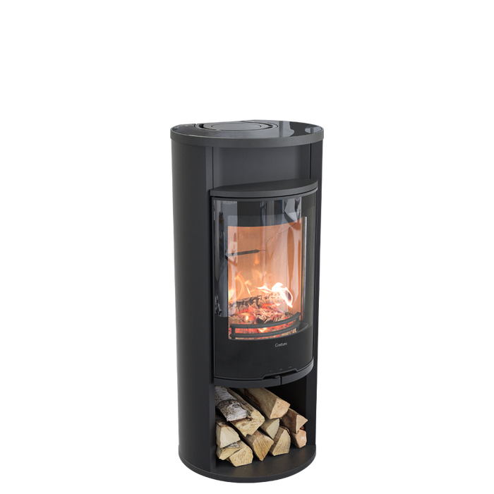 Contura 610G:2 Style, стеклянная дверца, черный печь-камин