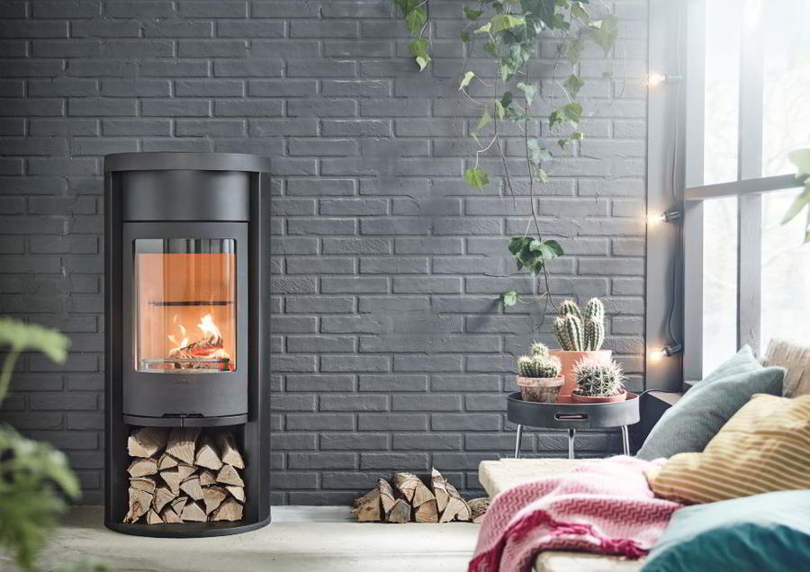 Contura 620G:1 Style, стеклянная дверца, черный печь-камин