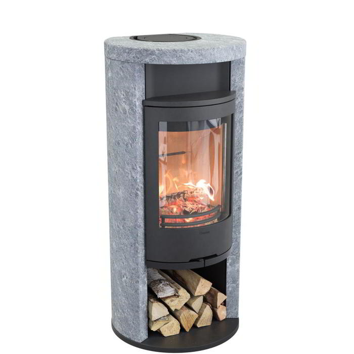 Contura 620T:1 Style, чугунная дверца, черный печь-камин
