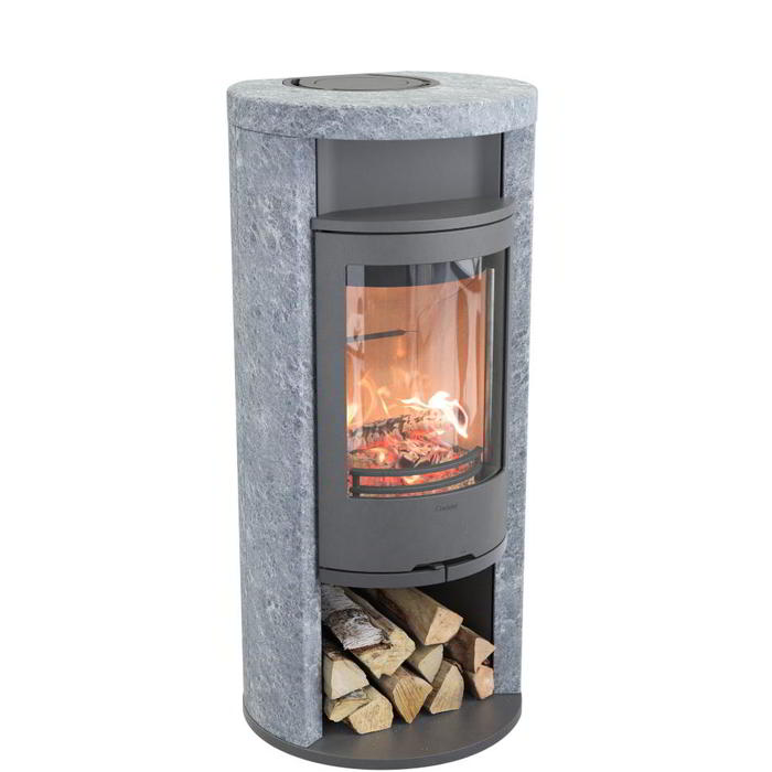 Contura 620T:1 Style, чугунная дверца, серый печь-камин