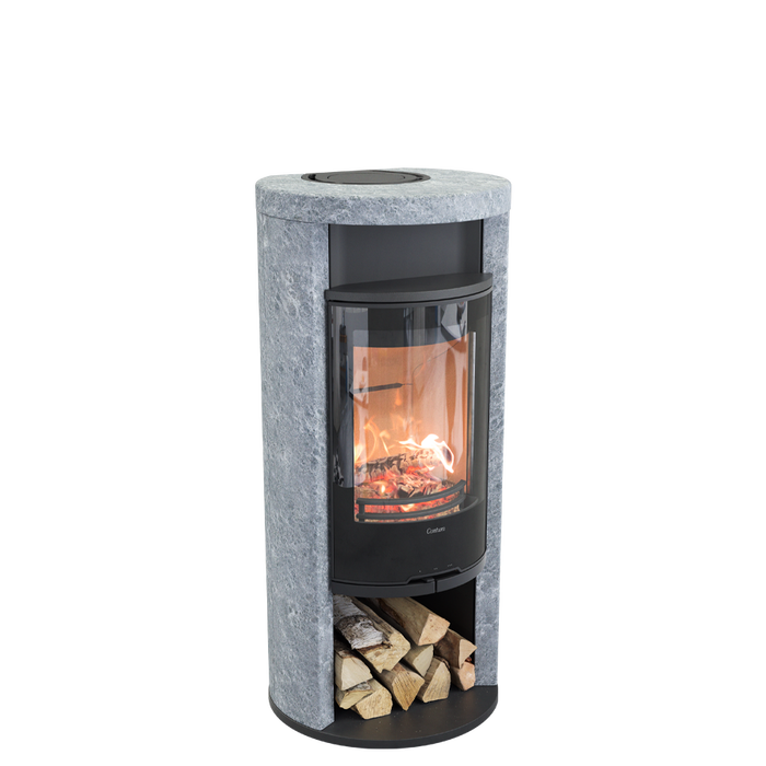 Contura 620TG:1 Style, стеклянная дверца, черный печь-камин