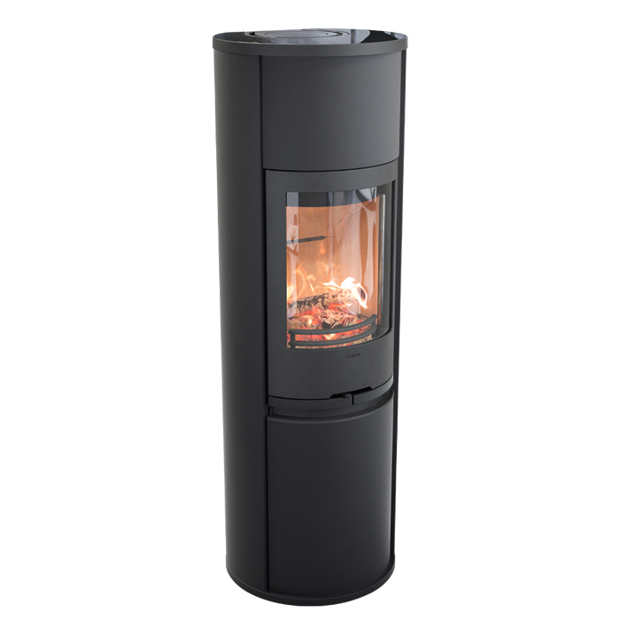 Contura 690:2 Style, чугунная дверца, черный печь-камин
