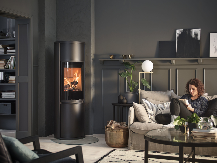 Contura 690G:2 Style, стеклянная дверца, черный печь-камин