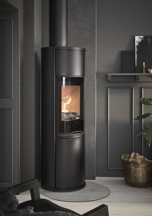 Contura 690G:2 Style, стеклянная дверца, черный печь-камин