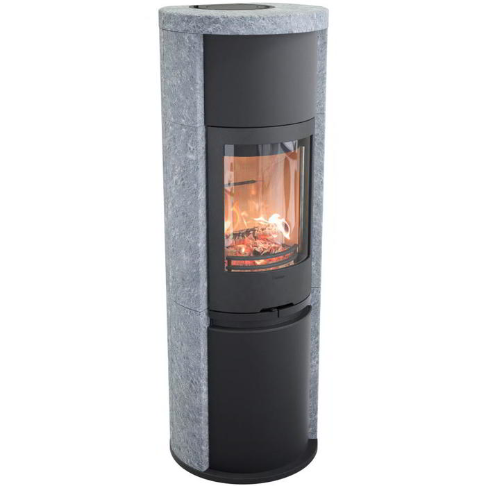 Contura 690T Style, чугунная дверца, черный печь-камин