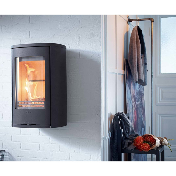 Contura 810W:1 Style, чугунная дверца, черный печь-камин