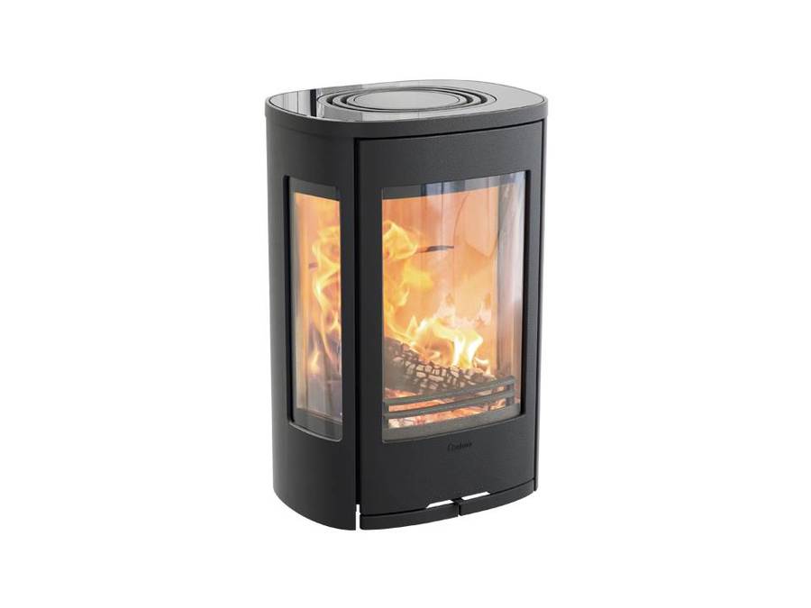 Contura 856W:2 Style, чугунная дверца, черный печь-камин