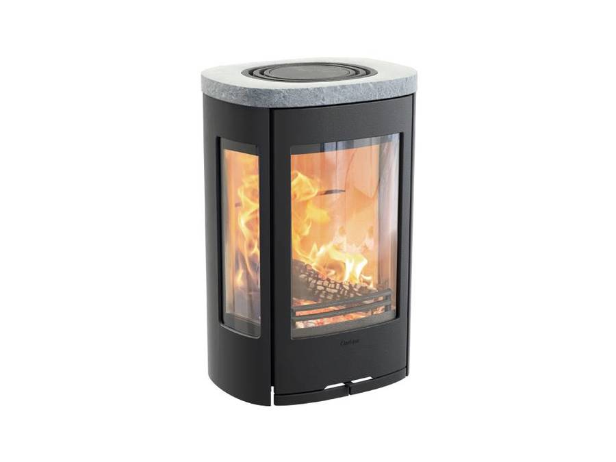 Contura 856W:3 Style, чугунная дверца, черный печь-камин