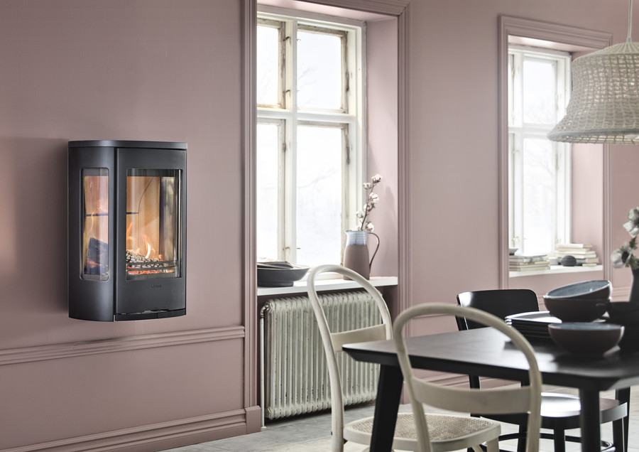 Contura 856WG:1 Style, стеклянная дверца, черный печь-камин