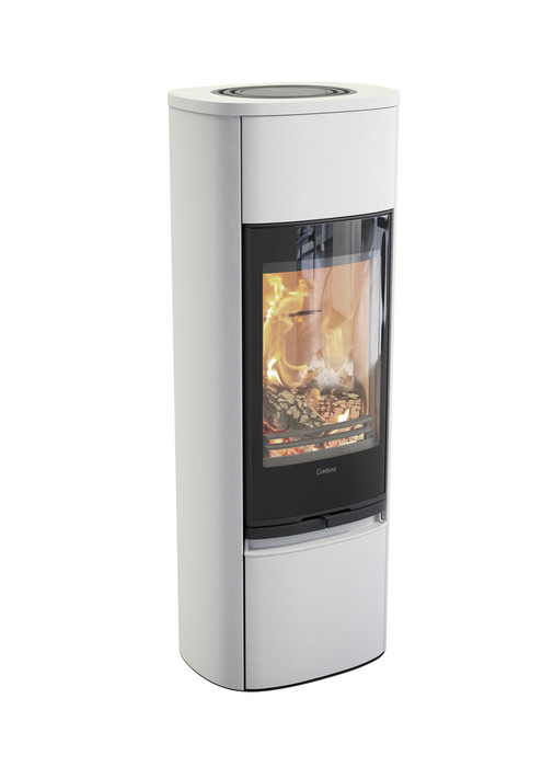 Contura 890G:1 Style, Style стеклянная дверца, белый печь-камин