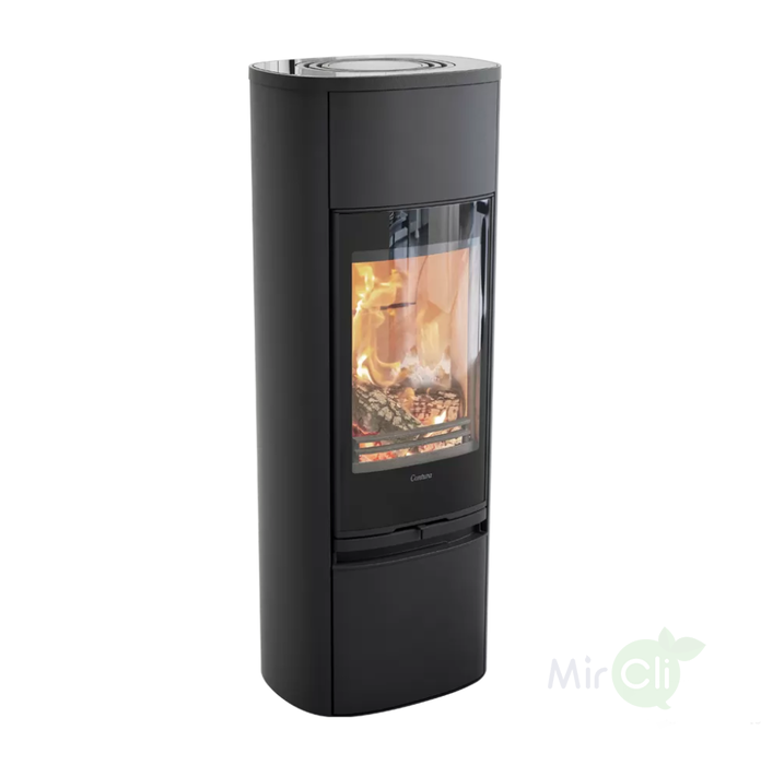 Contura 890G:2 Style, стеклянная дверца, черный печь-камин