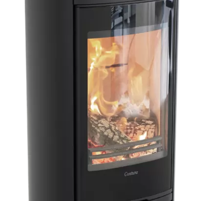Contura 890G:2 Style, стеклянная дверца, черный печь-камин