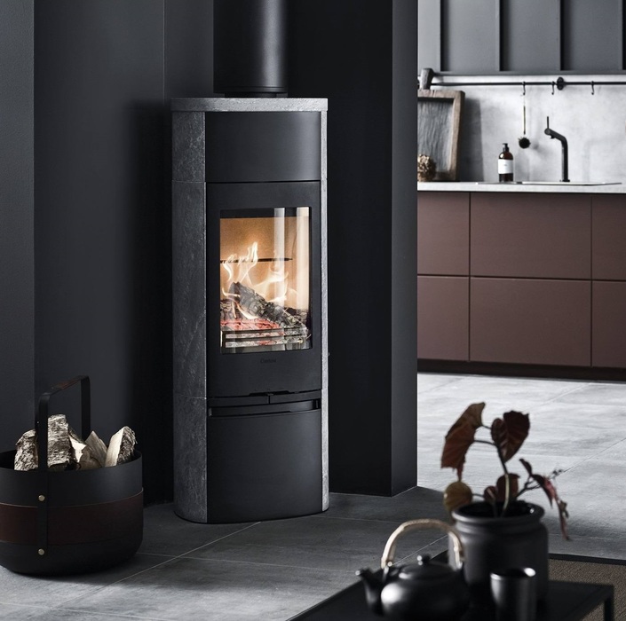 Contura 890TG Style, стеклянная дверца, черный печь-камин
