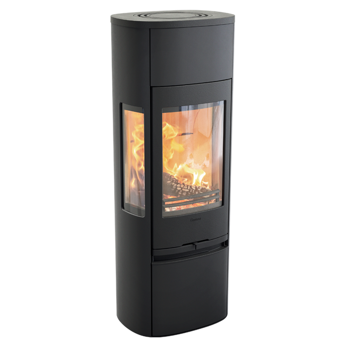 Contura 896:1 Style, чугунная дверца, черный печь-камин