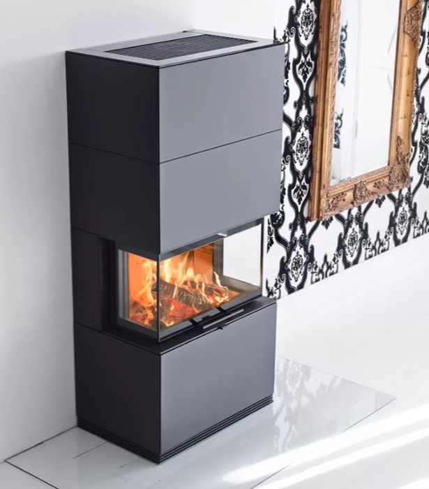 Contura i51, сталь, черный дровяная печь