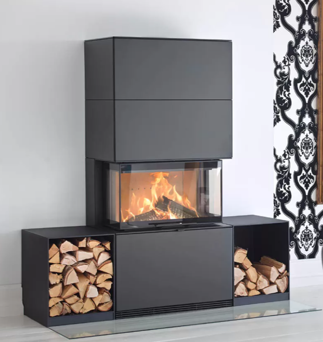 Contura i51, сталь, черный дровяная печь