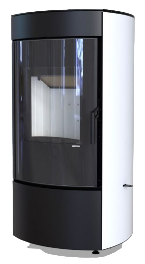 DEFRO HOME CERES, белая сталь дровяная печь