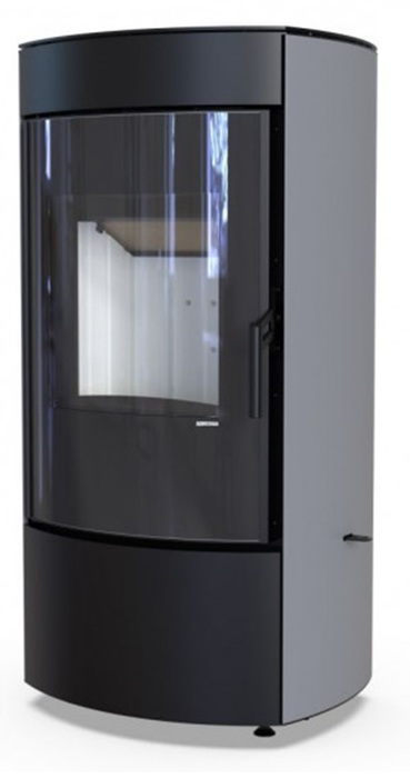 DEFRO HOME CERES, серая сталь дровяная печь