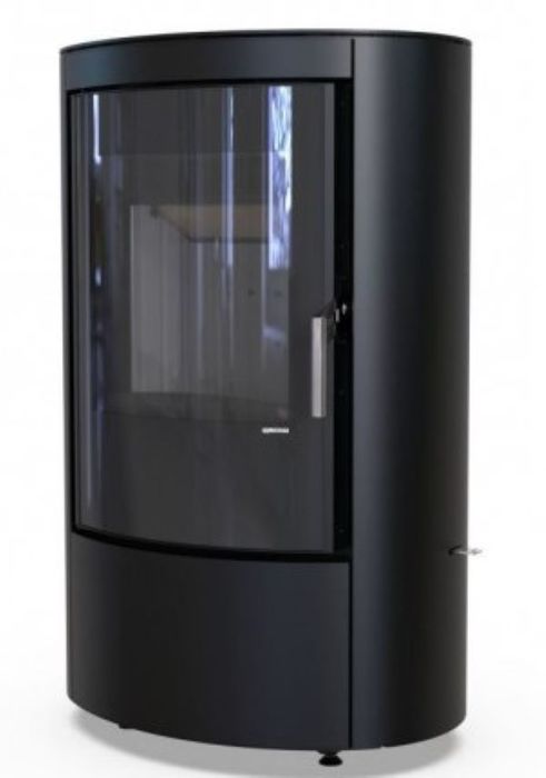 DEFRO HOME CERES ELI, черная сталь дровяная печь