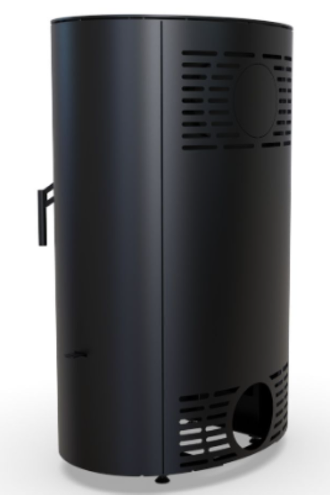 DEFRO HOME CERES ELI, черная сталь дровяная печь