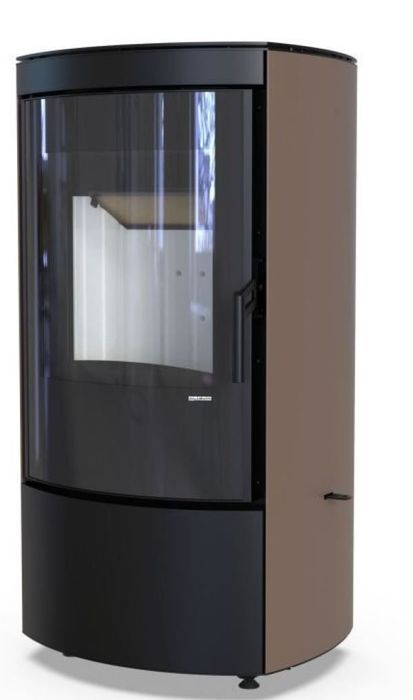 DEFRO HOME CERES ELI, коричневая сталь дровяная печь