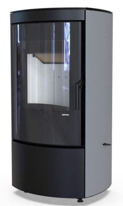 DEFRO HOME CERES ELI, серая сталь дровяная печь