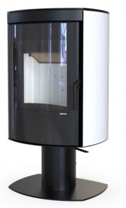 DEFRO HOME CERES TOP, белая сталь дровяная печь