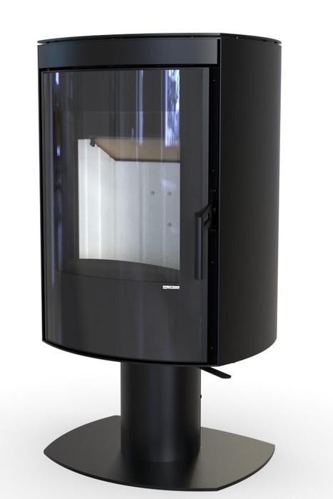 DEFRO HOME CERES TOP, черная сталь дровяная печь