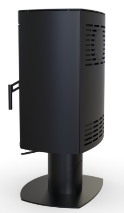 DEFRO HOME CERES TOP, черная сталь дровяная печь