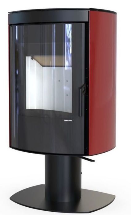 DEFRO HOME CERES TOP, красная сталь дровяная печь