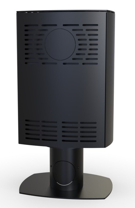 DEFRO HOME CERES TOP, серая сталь дровяная печь