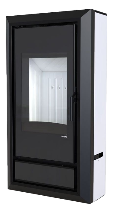 DEFRO HOME IGNIS, белая сталь дровяная печь
