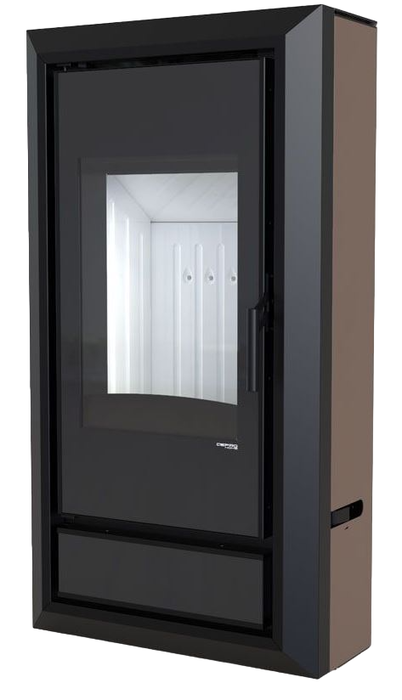DEFRO HOME IGNIS, коричневая сталь дровяная печь