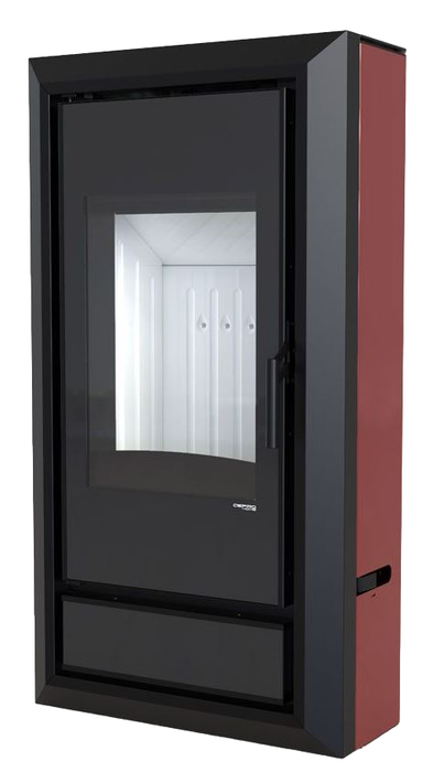 DEFRO HOME IGNIS, красная сталь дровяная печь