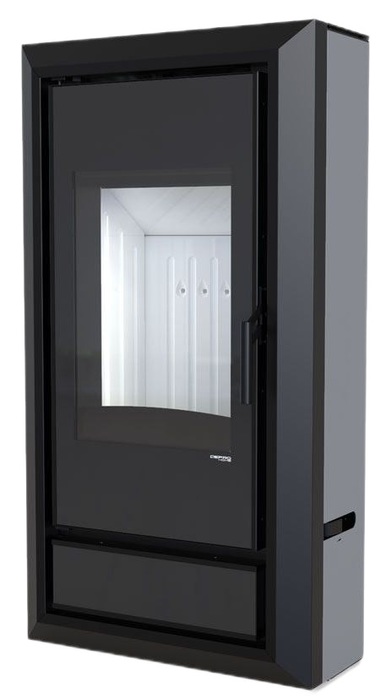 DEFRO HOME IGNIS, серая сталь дровяная печь