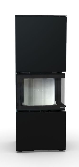 DEFRO HOME INTRA XSM C VER COMPACT черная сталь дровяная печь
