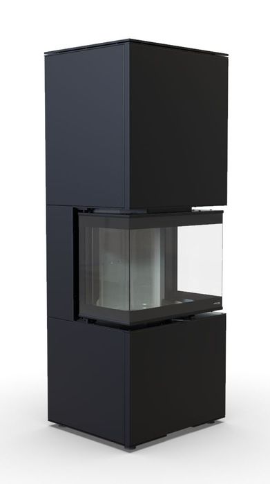 DEFRO HOME INTRA XSM C VER COMPACT черная сталь дровяная печь