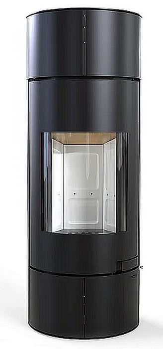DEFRO HOME ORION, черная сталь дровяная печь