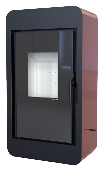 DEFRO HOME PICO, красная сталь дровяная печь