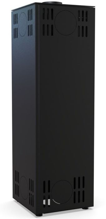 DEFRO HOME QUADROOM LONG, белая сталь дровяная печь