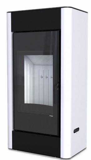 DEFRO HOME SOLUM, белая сталь дровяная печь