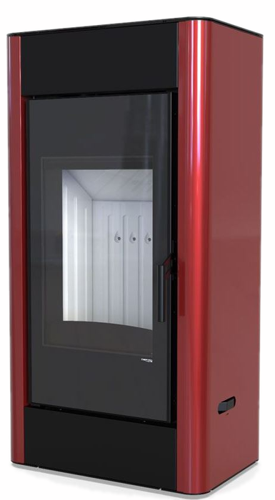 DEFRO HOME SOLUM, красная сталь дровяная печь