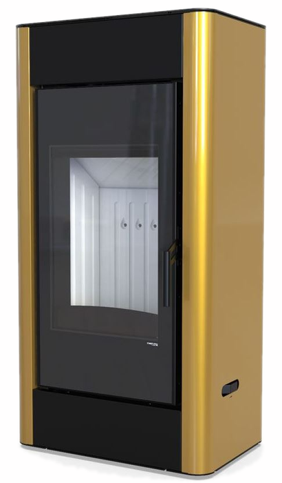 DEFRO HOME SOLUM, золотая сталь дровяная печь