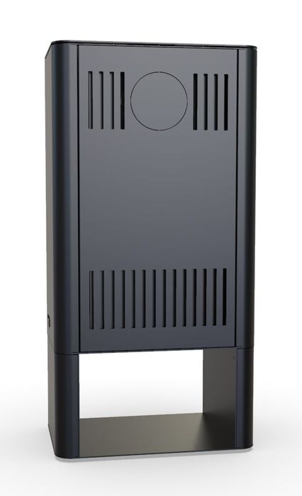 DEFRO HOME SOLUM LOG, черная сталь дровяная печь