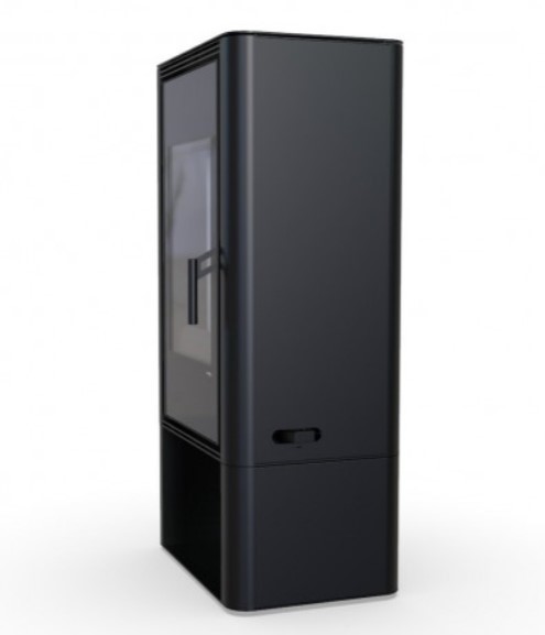 DEFRO HOME SOLUM LOG, серая сталь дровяная печь