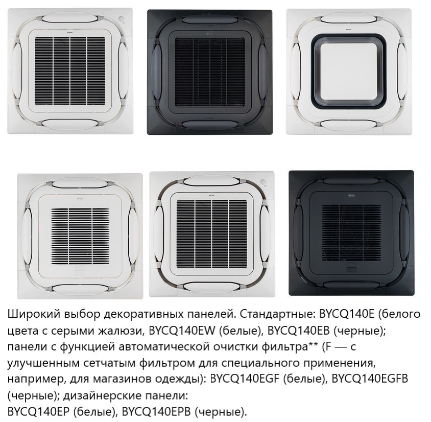 Daikin FCAHG71H/RZAG71NY1/-40 кассетный кондиционер