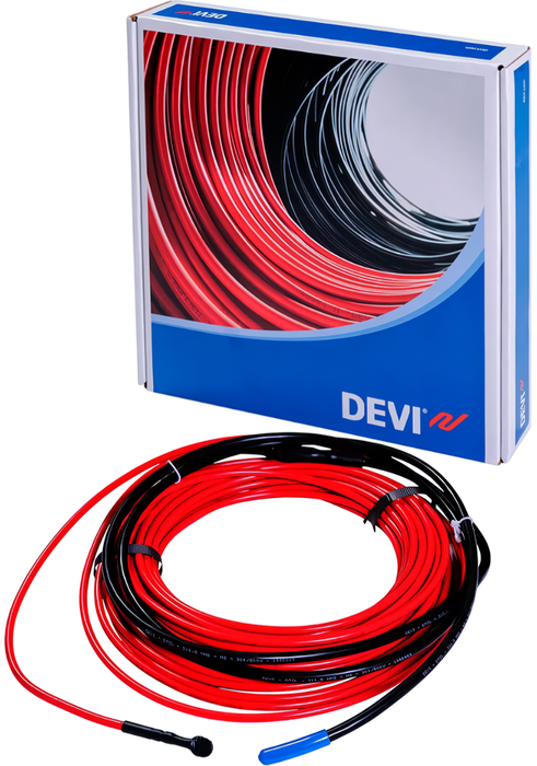 ДЕВИ DEVIflex 10T 390 Вт 40 м нагревательный кабель 3 м<sup>2</sup>