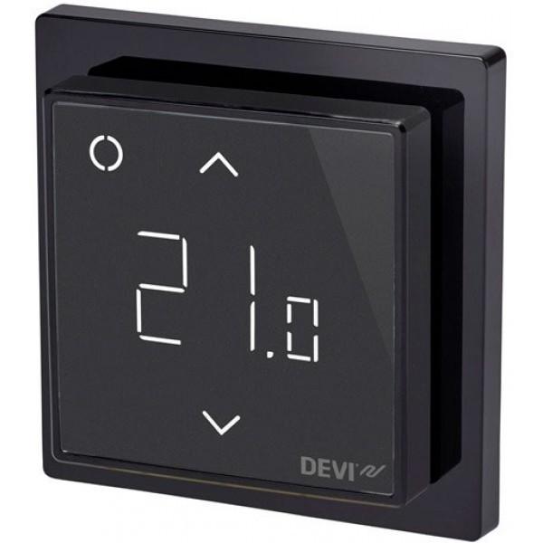ДЕВИ DEVIreg Smart интеллектуальный с Wi-Fi, черный 16 A терморегулятор для теплого пола